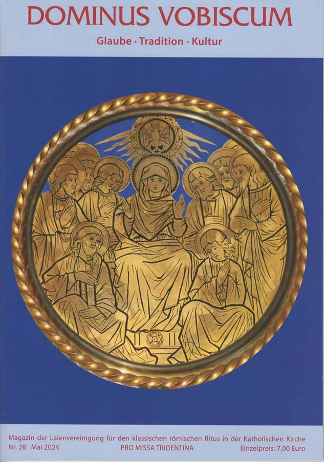 Das Titelbild zeigt ein Medaillon, das die Ausgießung des Hl. Geistes auf Maria und die Jünger darstellt