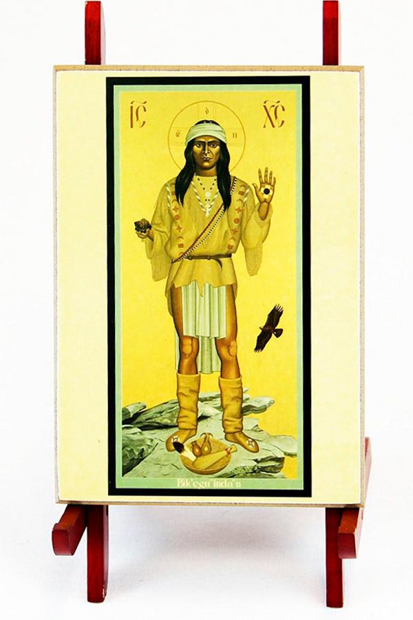 Christus als weiser Mann der Apache- Nähere Beschreibung im Text.