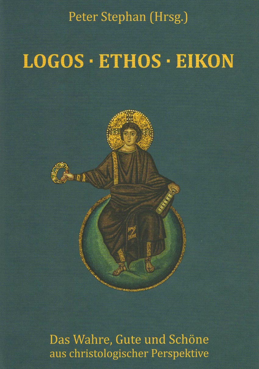 Der Umschlag zeigt neben dem Titel eine Darstellung Christi als antokrator aus der Apsis von San Vitale in Ravenna